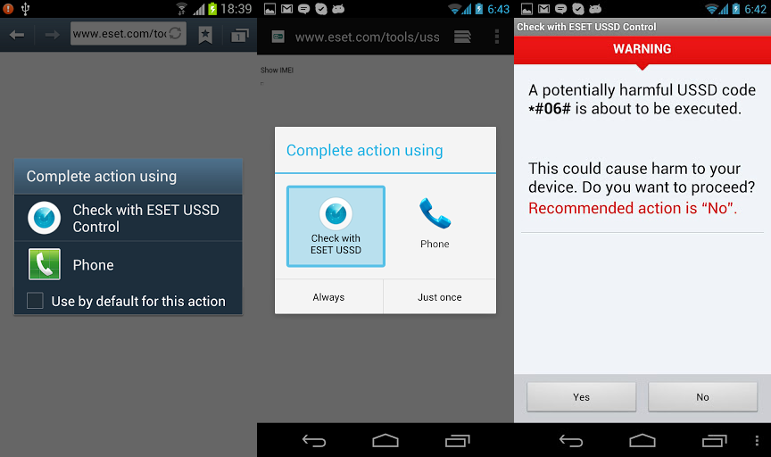 ESET USSD Control